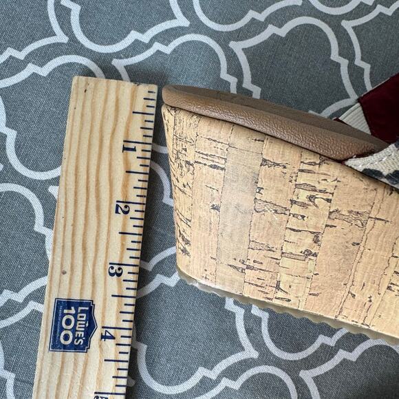 Skechers Women's Beverlee Wedge Sandals Women’s 9 Leopard Print Cork Y2K Retro - Picture 10 of 13